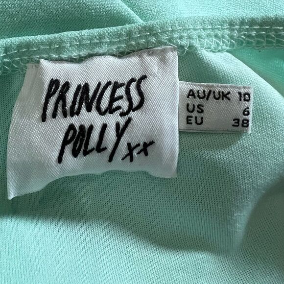 Princess Polly halter top mint size 6 - Picture 5 of 8